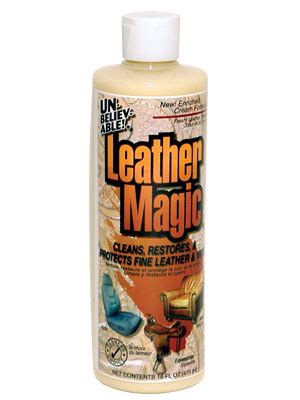 Give your leather car seats the care they deserve with Magic leather cleaner